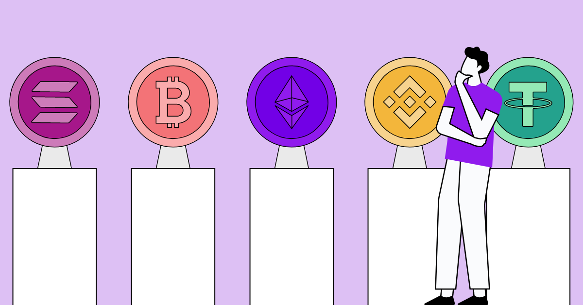 Choose the right cryptocurrency for your portfolio.