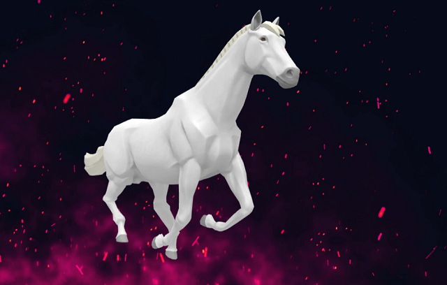 Each NFT horse is completely unique.