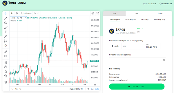 Buy crypto on Cointree and grow your portfolio.