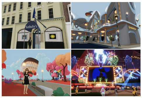 Top metaverse tokens and applications.