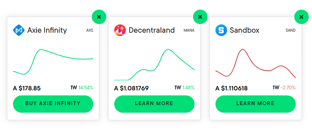 Access the metaverse through Cointree’s crypto exchange. 